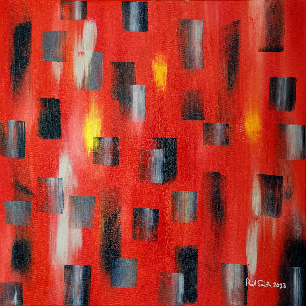 Hang In There By Phil Smith, 24 X 24, Artwork For Sale On Artfinder