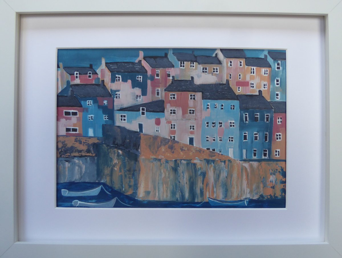 Mevagissey Blue by Elaine Allender