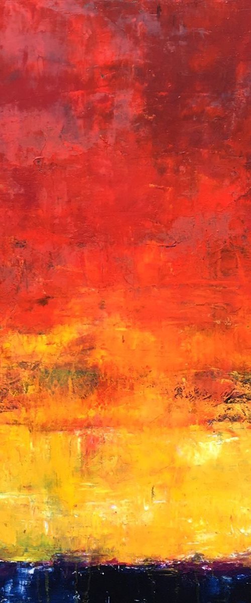Dawn Chorus - Large oil painting by Angela  Dierks