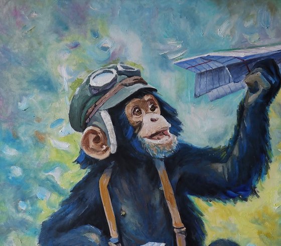 Portrait of a Monkey