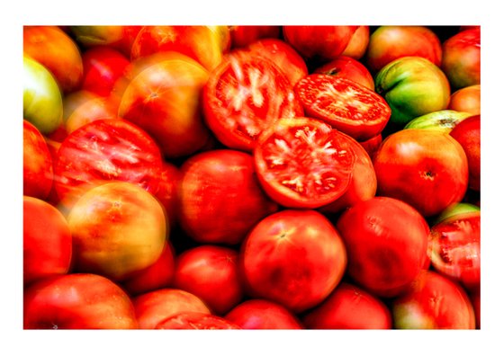Tomatoes 2. Abstract Limited Edition 1/50 15x10 inch Photographic Print
