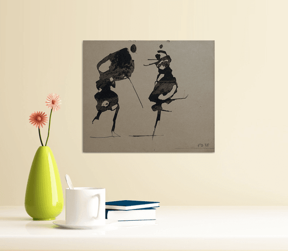 The shadows 5 - The dancers, 23x27 cm - AF exclusive