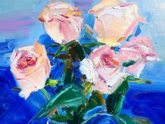 "  Roses on the terrace"