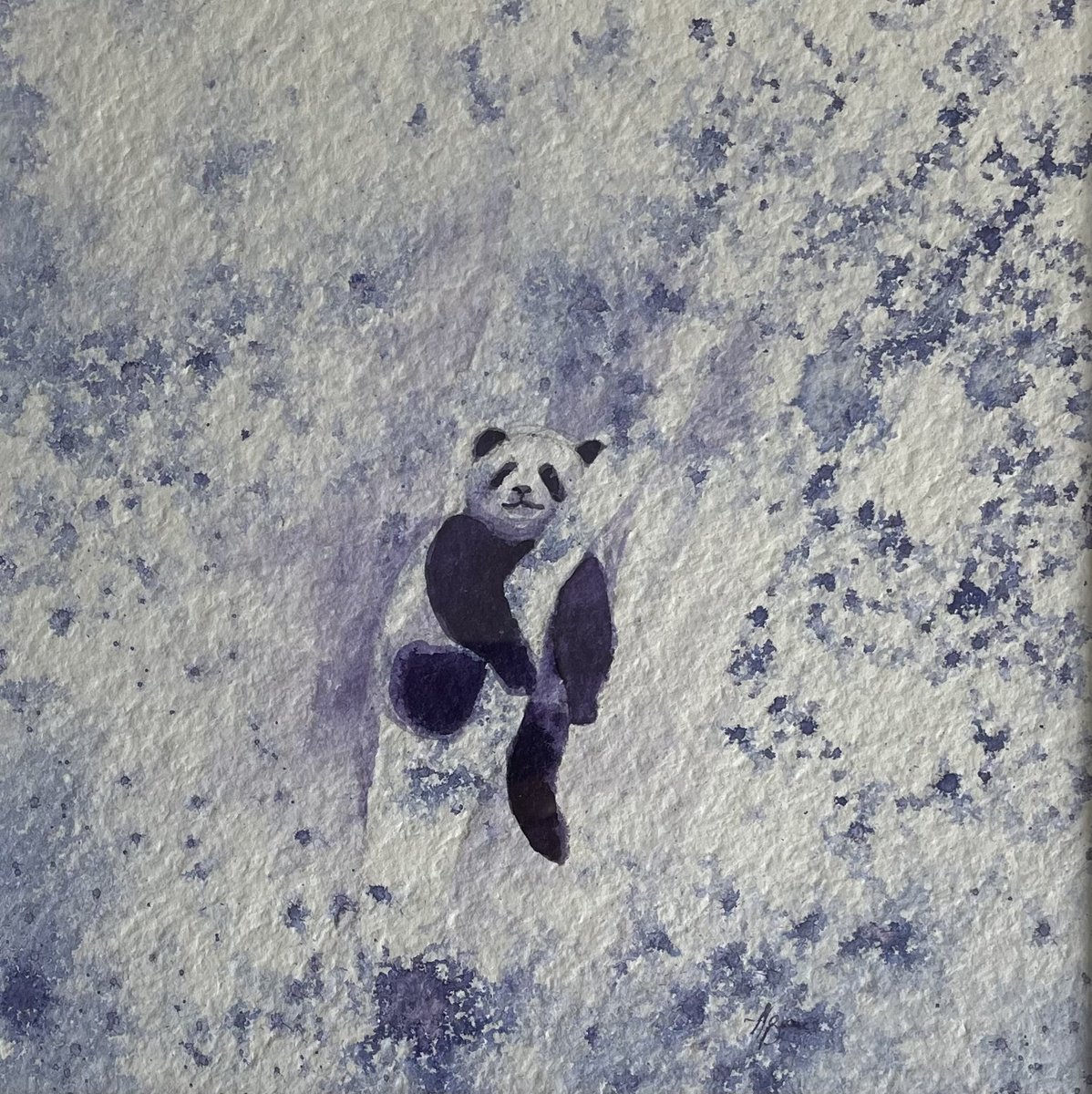 Panda Perch 5 by Hannah Bruce