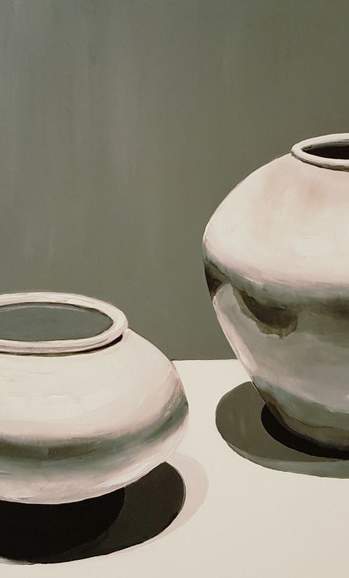 White Pots by Sun-Hee Jung