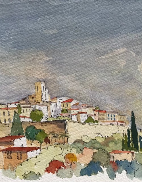 St Paul de Vence pano by Brian Tucker