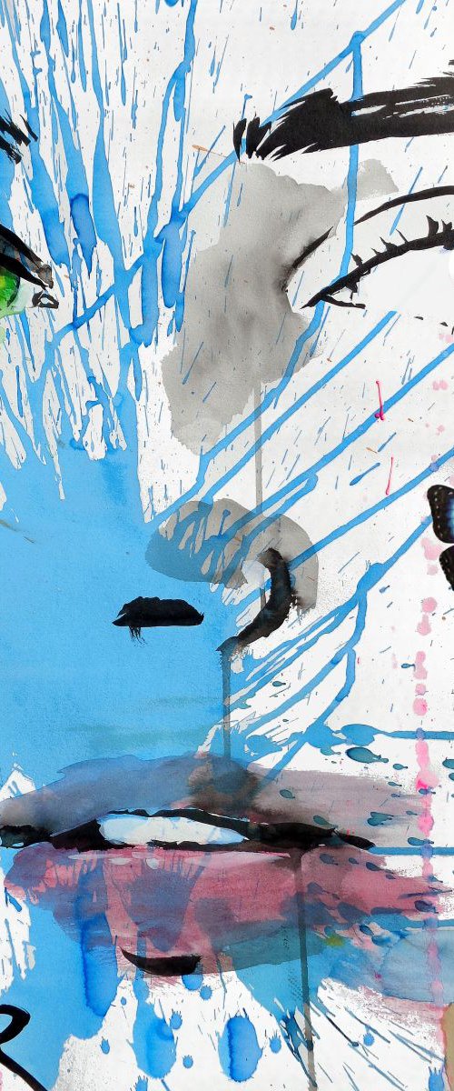 INTO THE BLUE by Loui Jover