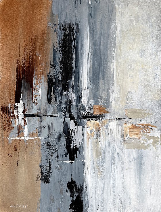 Sienna Grey Beige abstract