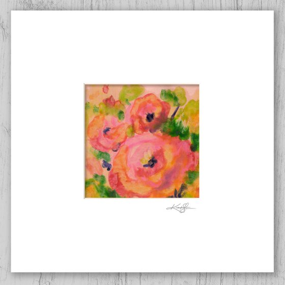 Encaustic Floral 41