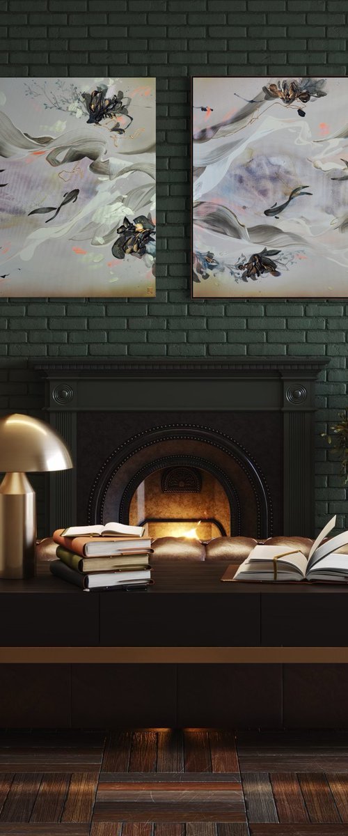 Stems of Water by Novi Lim