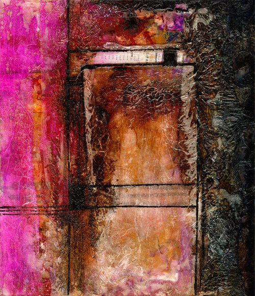 Magic Window  - Abstract Painting  by Kathy Morton Stanion by Kathy Morton Stanion