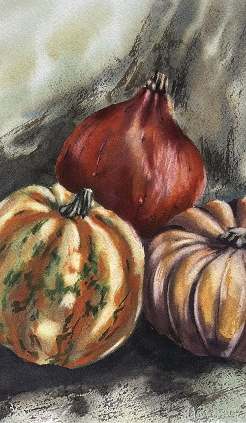 Pumpkins by Alina Karpova
