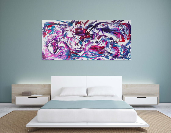 Light purple, 200x90 cm