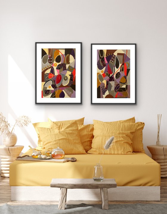 Emotional Fragments (Diptych)