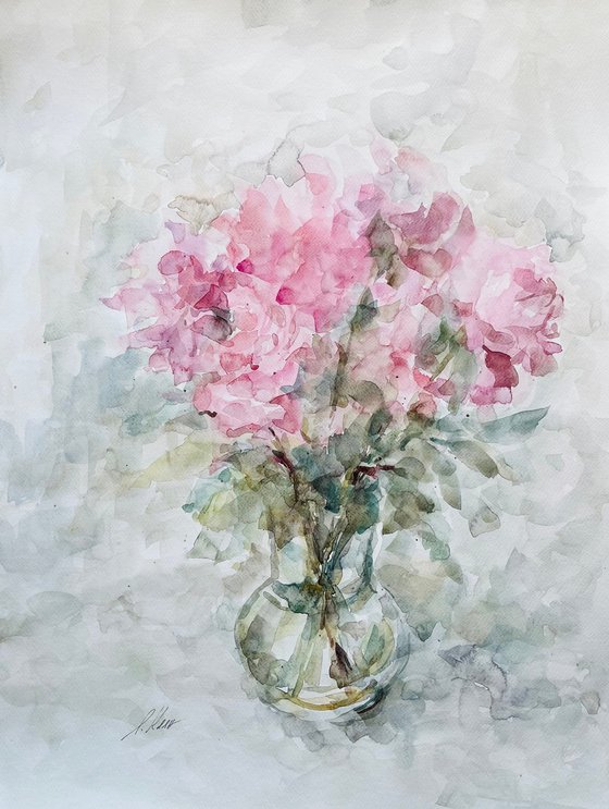 Peonies 50x65 cm 2025