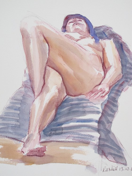 Reclining female nude