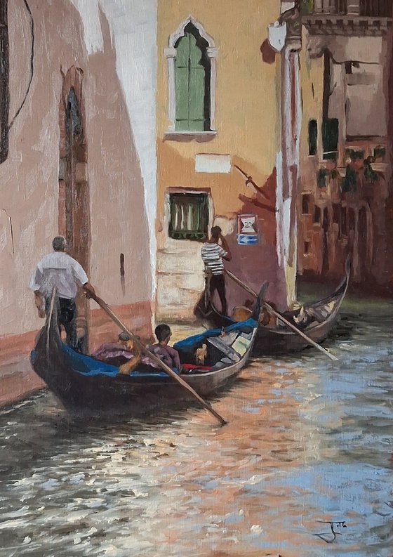 Meandering flow of Venezia