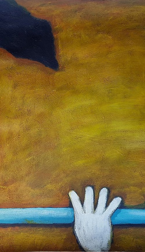 Fluit Musiek IV (84cm x 60cm x 0.1 cm) by Zhana Viel