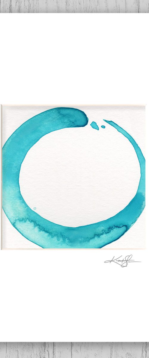 Enso 26 - Abstract Zen Circle Painting by Kathy Morton Stanion by Kathy Morton Stanion