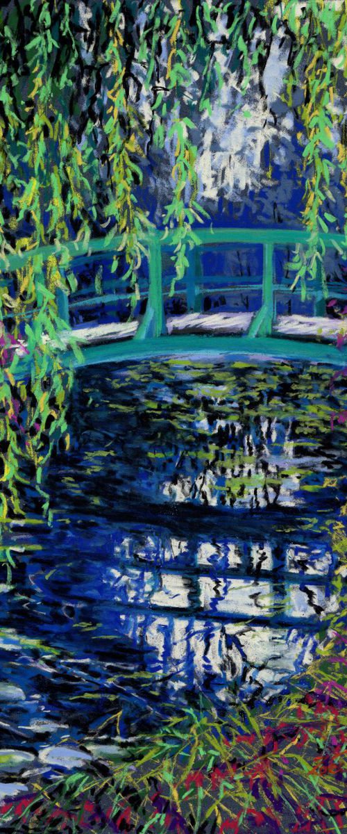 Japanese Bridge at Giverny by Zoe Elizabeth Norman