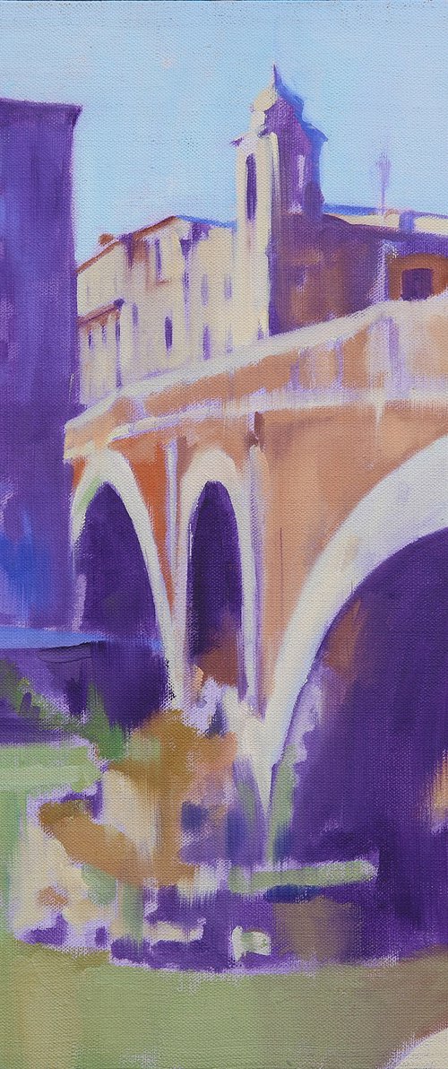 Ponte Tiberina by Bruce Atherton