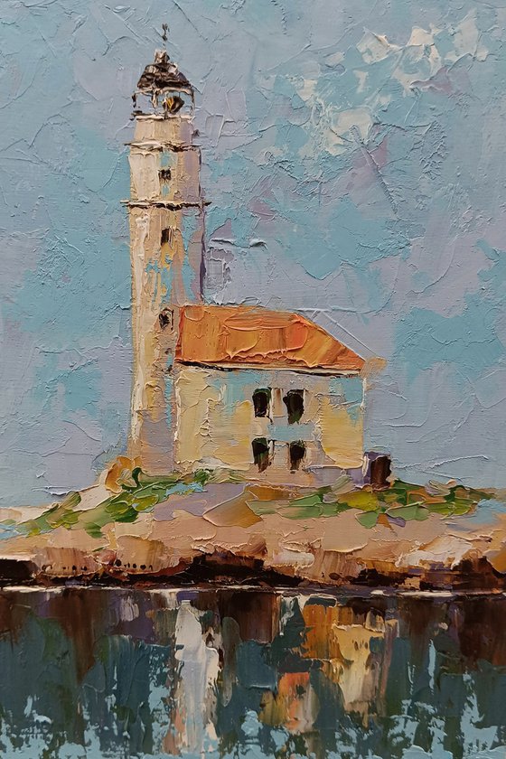 Lighthouse on adriatic ses