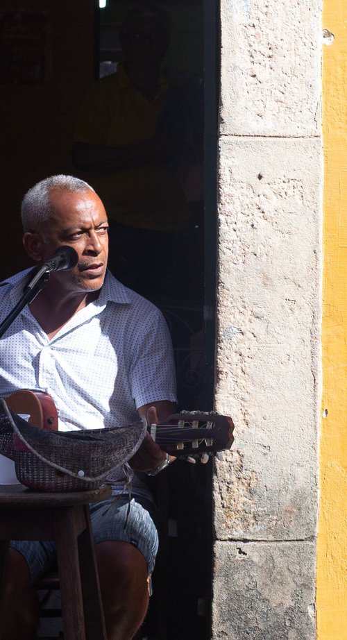 Street Musician in Salvador by Chiara Vignudelli