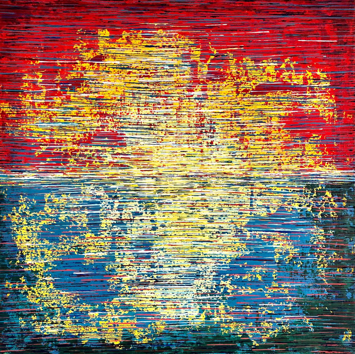 Sun Dance #6 By Lucyanne Terni, 22 X 22, Artwork For Sale On Artfinder