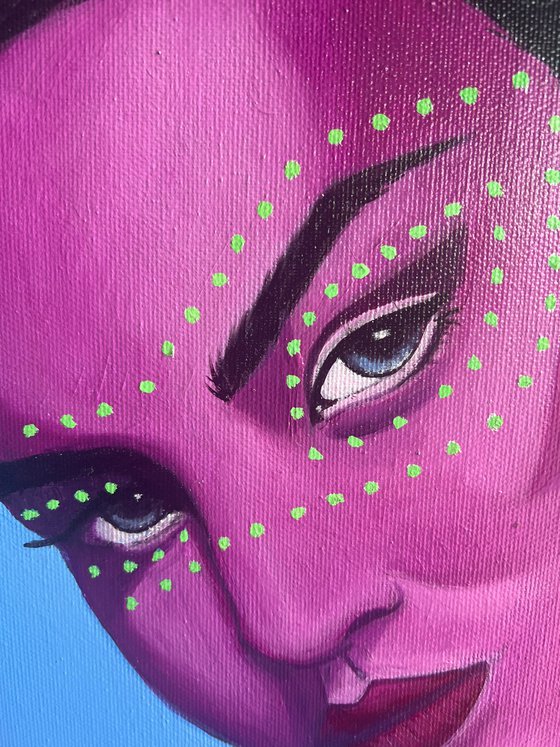 Violet Girl - Giclee Print