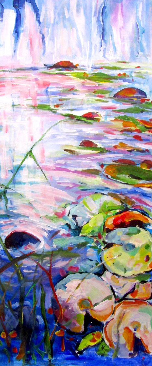 Colorful water lilies IV by Kovács Anna Brigitta