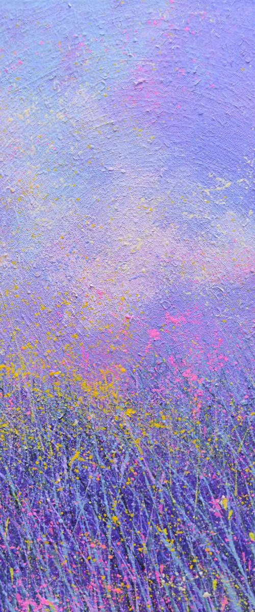 Wild Flowers Under A Lilac Sky by Marc Todd