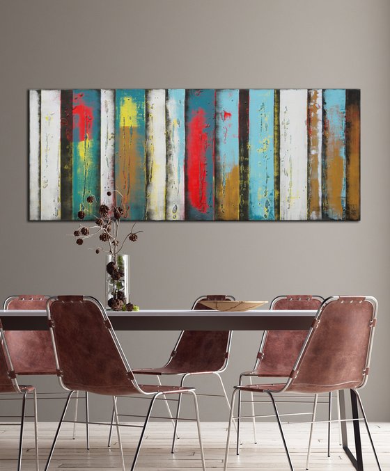 Turquoise panels light