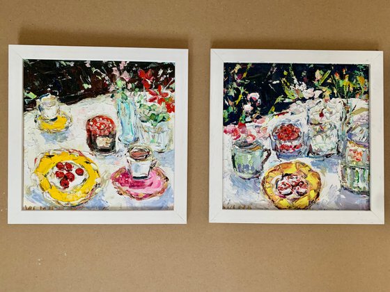 Summer still life in the garden