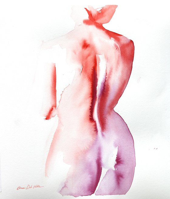 Nude painting "In Fluid Form X"