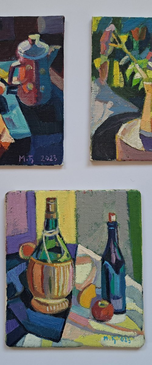Set of three painting, 30 by Maja Đokić Mihajlović