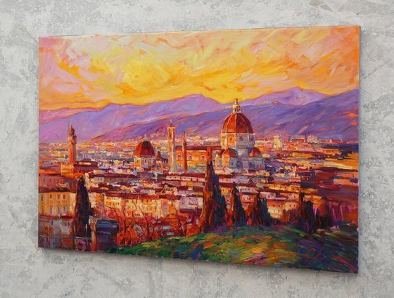 Warm evening in Florence