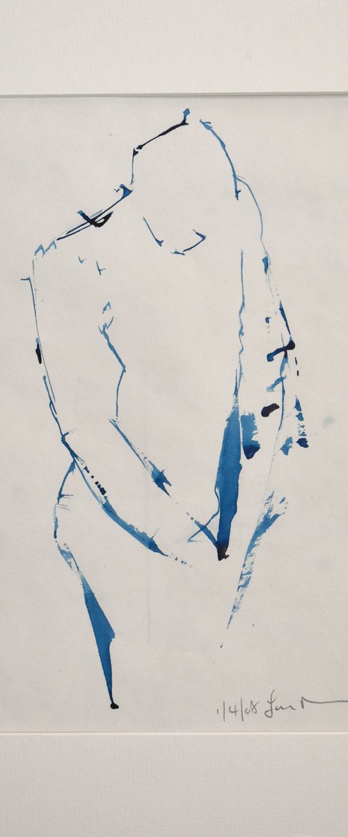 Study of a male Nude - Life Drawing No 604 by Ian McKay