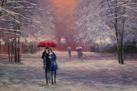"Winter in the park"