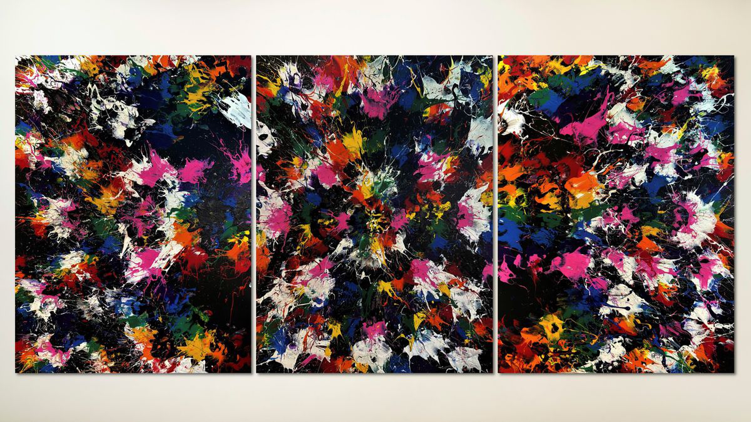 Murakami S Flowers 2018 Large Colorful Abstrac Artfinder