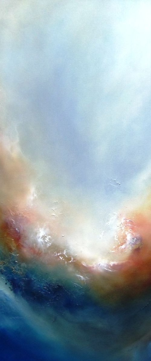 Moody Blue (Large) by Gillian Luff