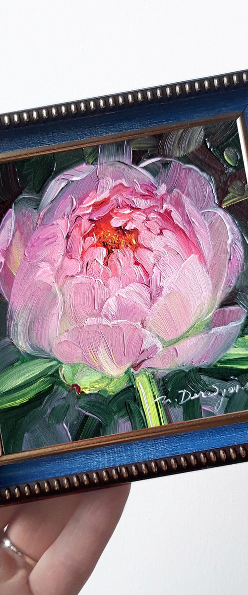 Peony flower by Nataly Derevyanko