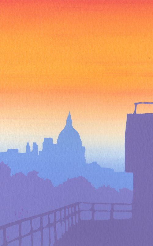 St Pauls from the National theatre by Ian Scott Massie