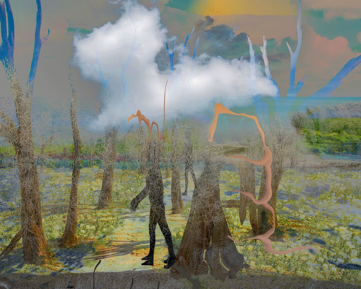 Expressive Landscape Photograph By Geert Lemmers Fpa, 39 X 31, The Discovery Of Heaven 33, Original Artwork