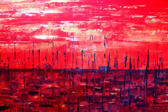 Lymington Harbour Sunset.
