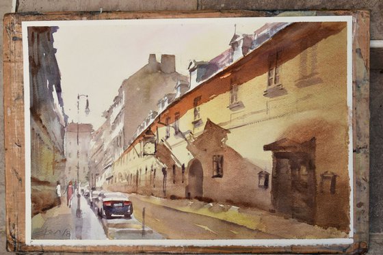 Street in Prague (Praha)