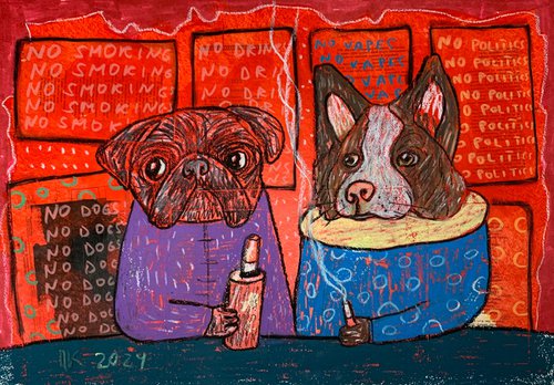 Saint dogs #1 by Pavel Kuragin