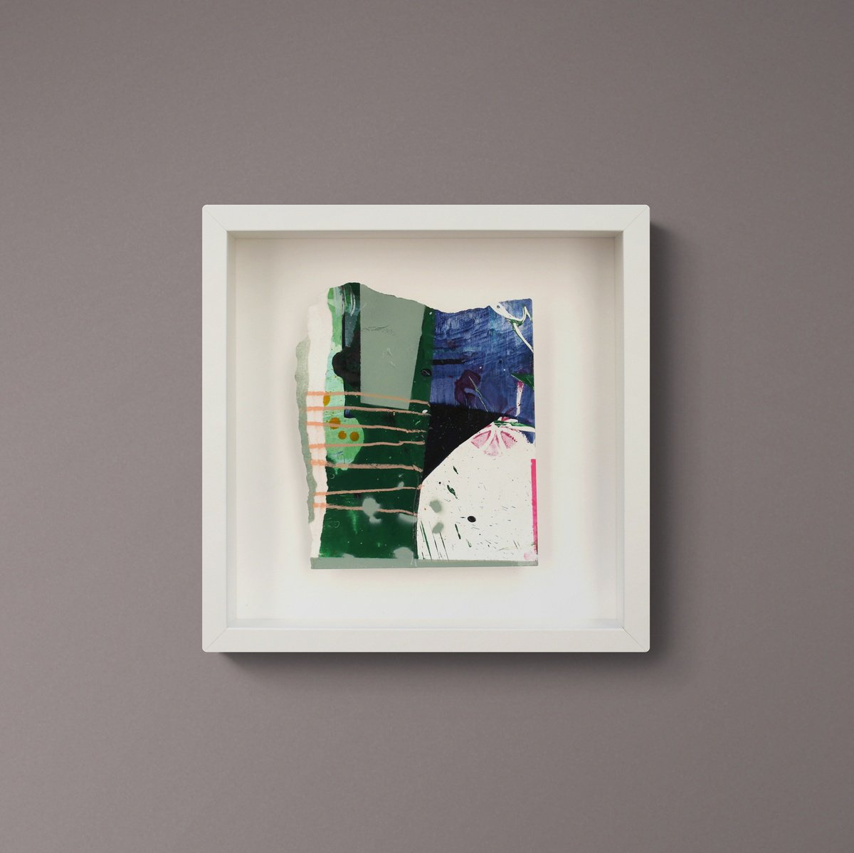 Abstract Painting By Daniela Schweinsberg, 11 X 11, Urban Jungle #3, Original Artwork