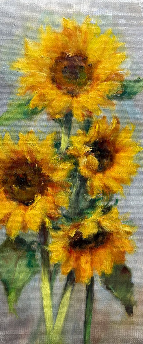 Sunflowers by Farzaneh Maddahi