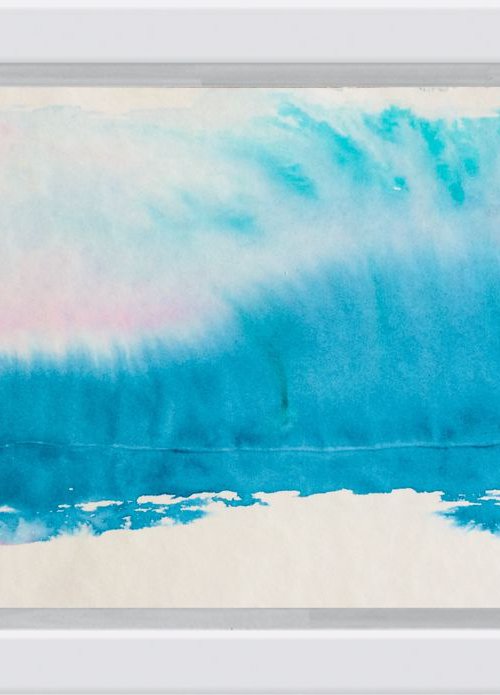 Northern Lights I Watercolor by Gesa Reuter