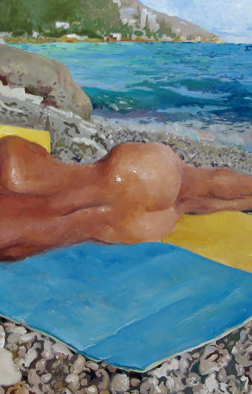 On the coast of the Black Sea by Anatolii Varvarov